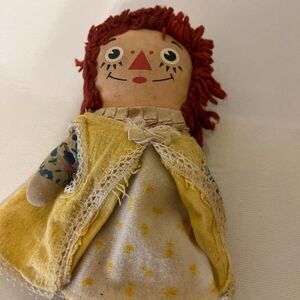 Vintage Knickerbocker Small Raggedy Ann Doll